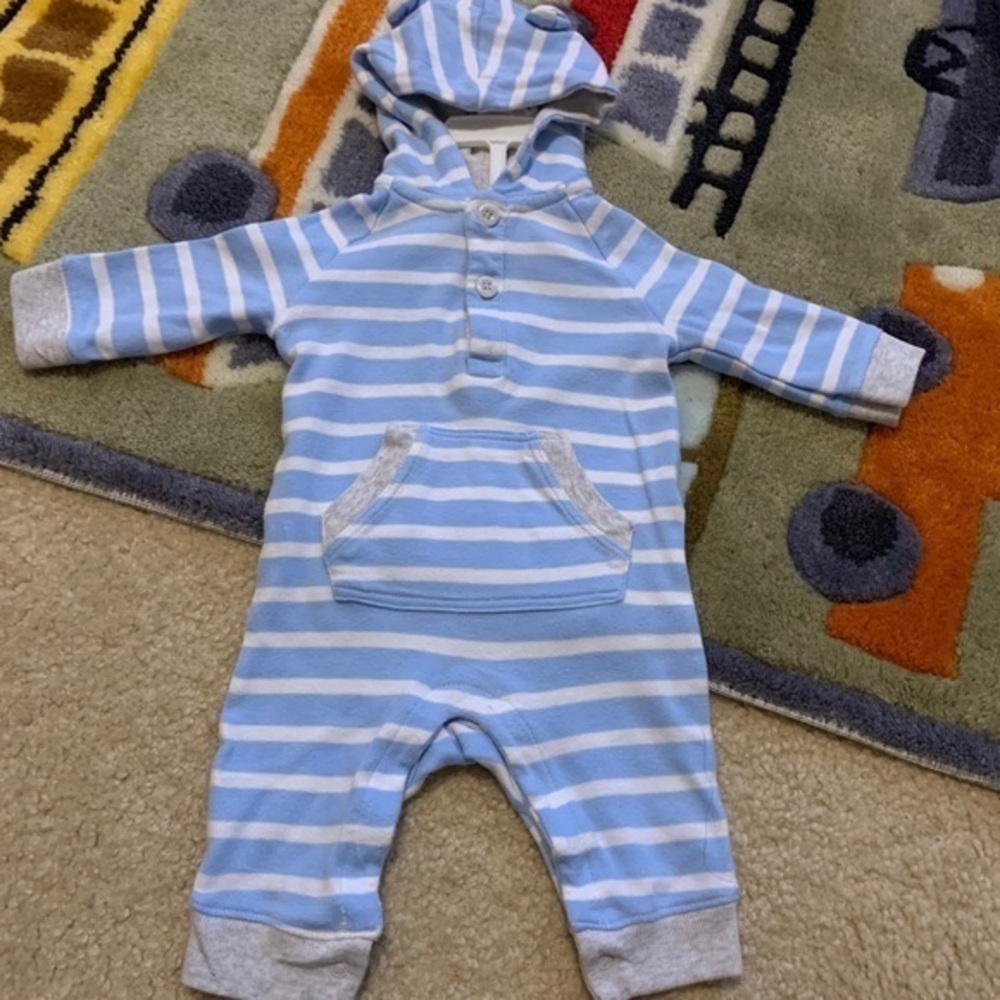 Starting out baby boy hoddie overall 3 months